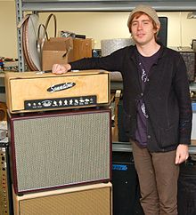 Scott McMicken and his Custom Sommatone Overdrive 75 Amplifier.