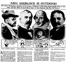 A page from a 1916 newspaper with headline "Aha! Sherlock is outdone!"