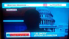 JD Smith during his interview on the Rachel Maddow show.