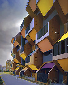 A honeycomb apartments image.
