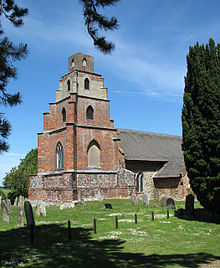 A photograph of a church