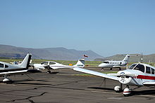 The Dalles Municipal Airport in Dallesport Washington.jpg