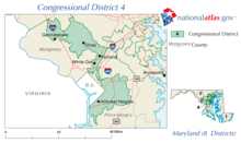 United States House of Representatives, Maryland District 4 map.png