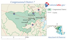United States House of Representatives, Maryland District 7 map.png