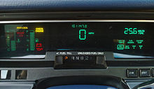photograph of Grand Marquis optional digital instrument cluster and trip computer