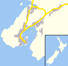 Miramar Peninsula is located in New Zealand Wellington