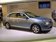 A second generation Nissan Bluebird Sylphy at the 2005 Tokyo Motor Show.