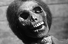 The corpse of Norma Bates in Psycho.