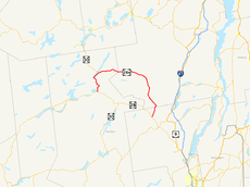 NY 28N begins and ends at NY 28, serving as a northerly alternate to NY 28 between Indian Lake and North Creek. The westernmost few miles of the route are concurrent with NY 30.