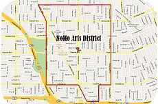 The Map of NoHo Arts District.JPG