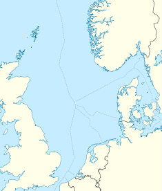 Mittelplate is located in North Sea