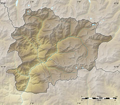Coma Pedrosa is located in Andorra