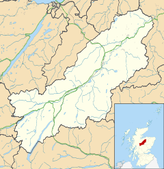 Nethy Bridge is located in Badenoch and Strathspey