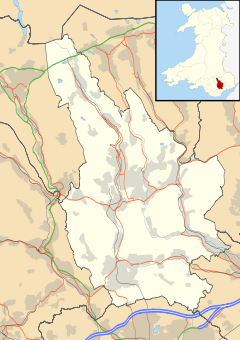 Crumlin is located in Caerphilly