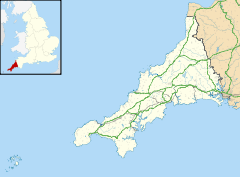 Cribbar is located in Cornwall