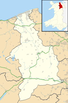 Commins is located in Denbighshire