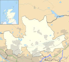 Kirkintilloch is located in East Dunbartonshire