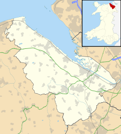 Oakenholt is located in Flintshire