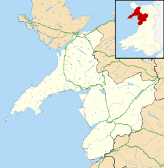 Dinas Emrys is located in Gwynedd