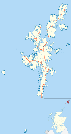Walls is located in Shetland