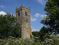 St Illogan Church Bell Tower - geograph.org.uk - 188951.jpg
