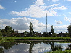 The Maypole on the village green, Nun Monkton.jpg