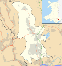 Cwmbrân is located in Torfaen