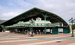 The exterior of the station.