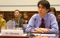 Derek Ellerman testifying before Congress