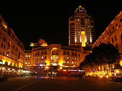 Photo of the Michelangelo Towers seen from Nelson Mandela Square