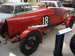 Wellsteed’s[who?] 1925 Brooklands racing special Red Flash, exhibited at the Heritage Motor Centre, Gaydon, United Kingdom