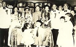 1955 Ma Bufang with KMT ambassador to Saudi Arabia.jpg