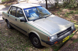 1982–1985 Nissan Pulsar (N12) GL sedan (Australia)