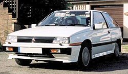 1986 Mitsubishi Mirage Turbo hatchback