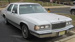 1988–1991 Mercury Grand Marquis GS sedan
