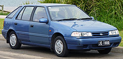 1991–1994 Hyundai Excel (X2) LS 5-door hatchback (Australia)