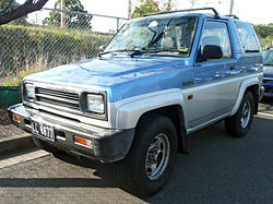 1992–1993 Daihatsu Feroza (F300GD) SE (Australia)