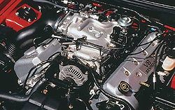 4.6 L 4-valve DOHC V8 installed in a 1999 Ford Mustang SVT Cobra
