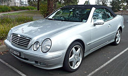 2000–2003 Mercedes-Benz CLK 320 (A208) Elegance cabriolet (Australia)