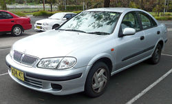 2000–2003 Nissan Pulsar (N16) ST sedan (Australia)