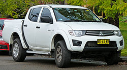 2009–2011 Mitsubishi Triton GL-R 4-door utility, Australia
