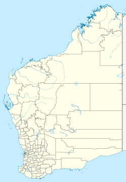 Map showing the location of Mitchell River National Park