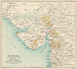 Location of Baroda