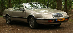 1989 LeBaron Premium convertible (Europe)
