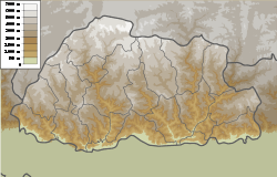 Jitchu Drake is located in Bhutan