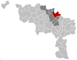 Braine-le-Comte Hainaut Belgium Map.png