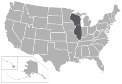 College Conference of Illinois and Wisconsin locations