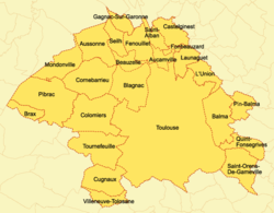 Map Greater Toulouse
