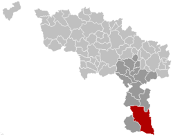 Chimay Hainaut Belgium Map.png
