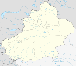 Ruoqiang is located in Xinjiang